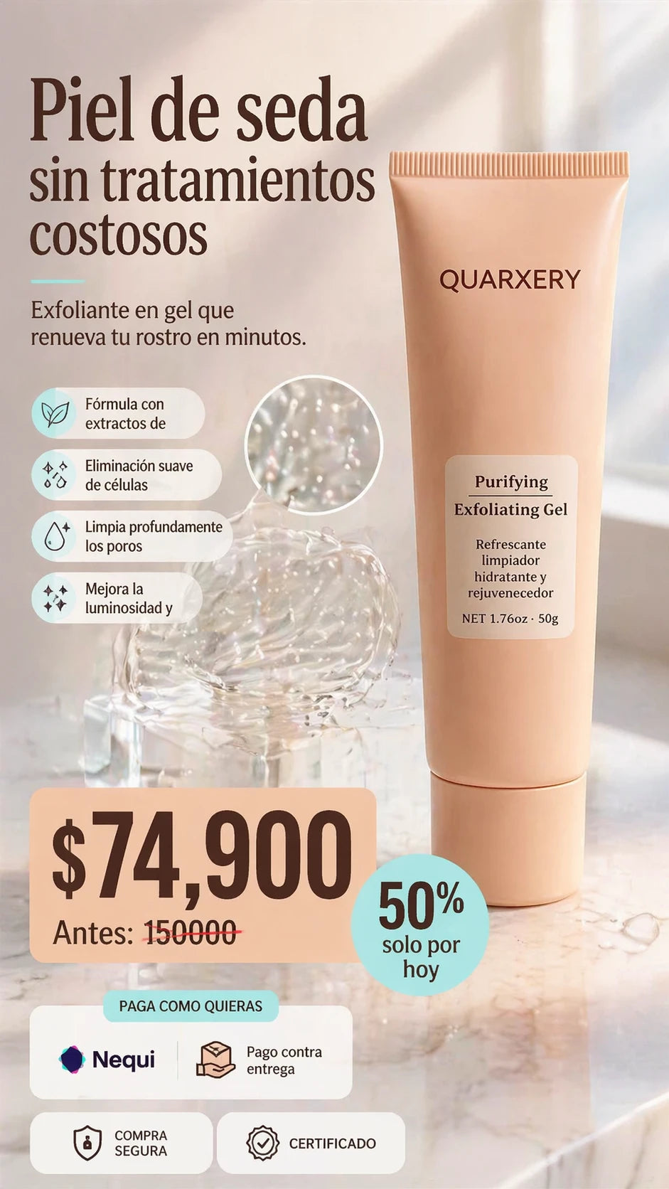 Quarxery Gel Exfoliante