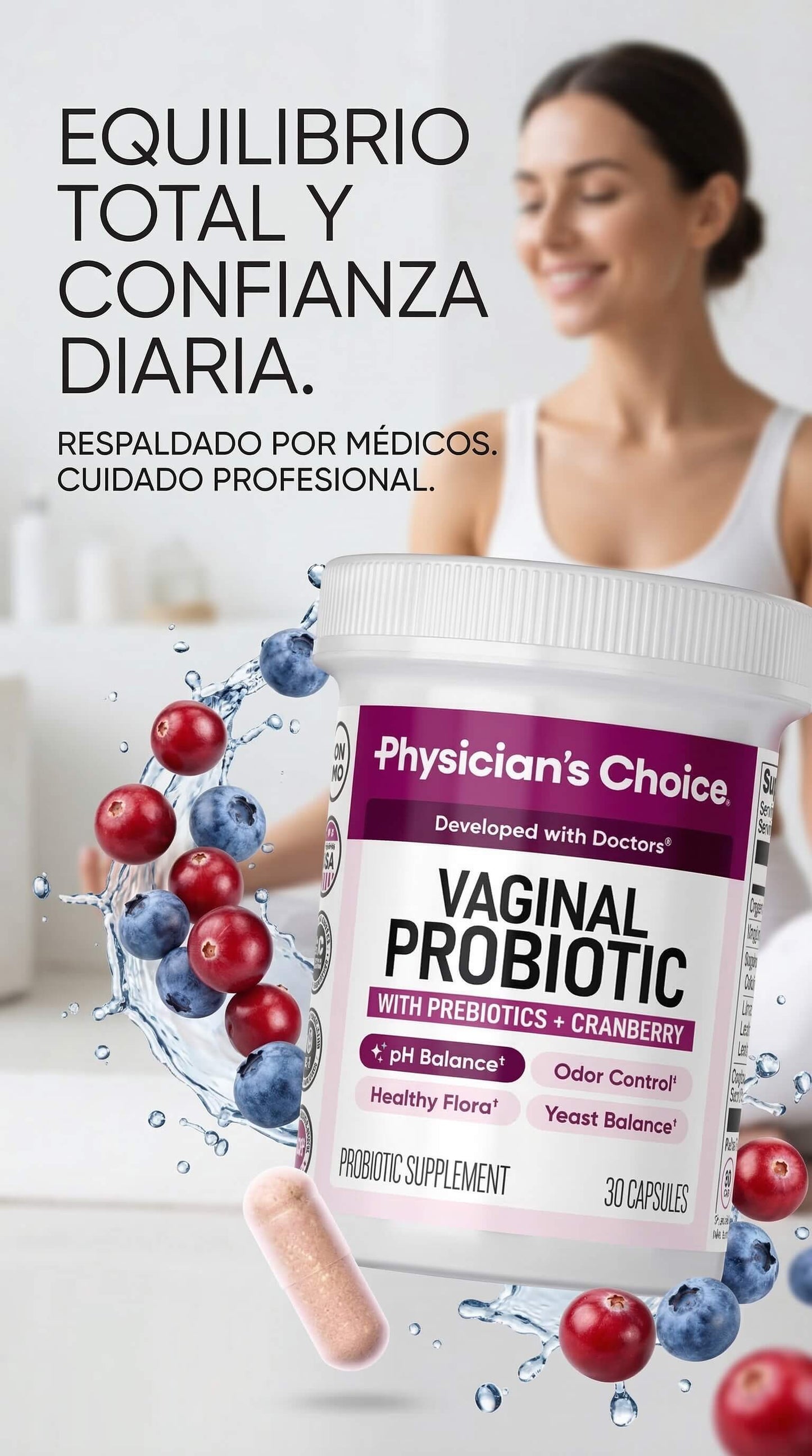 Probióticos vaginales physician’s choice