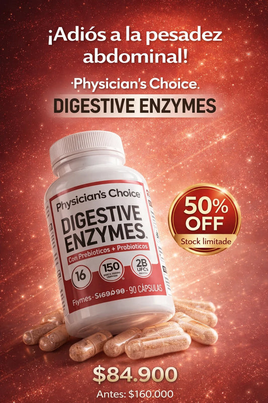 Physician's Choice Digestive Enzymes - Mezcla Avanzada de 16 Enzimas