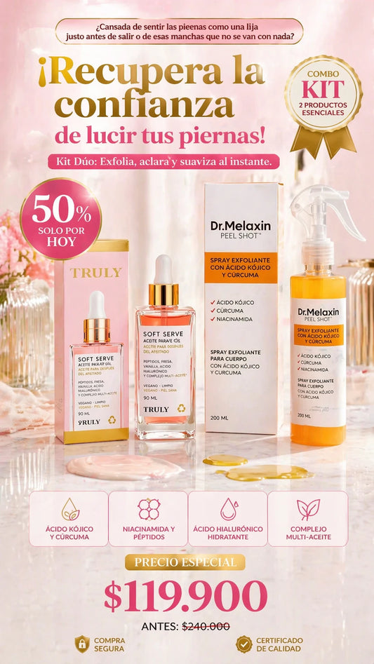 Dr Melaxin + Truly Soft Serv Oil