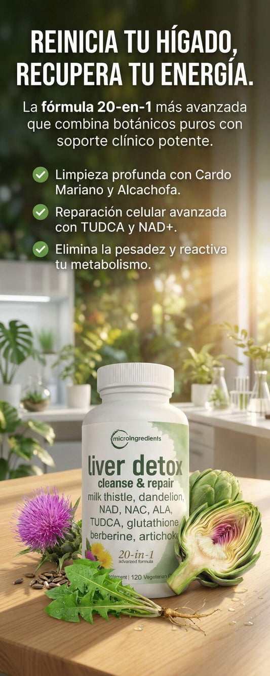 LIVER DETOX 120 CAPSULAS !